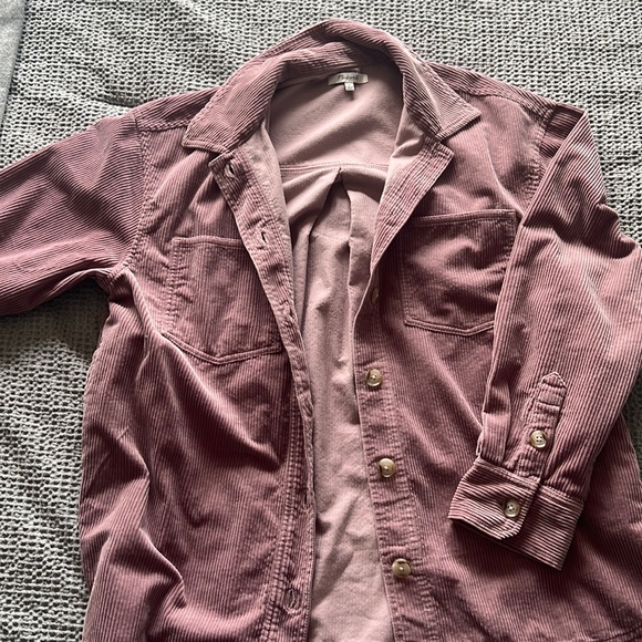 Madewell Jackets & Blazers - Madewell corduroy mauve jacket
